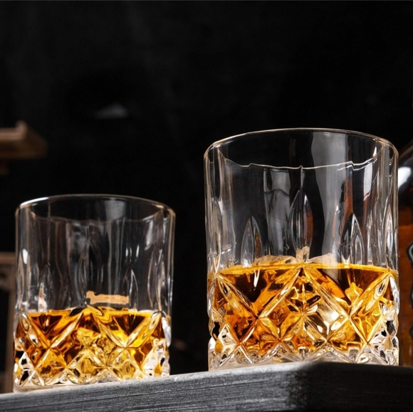 Crystal whisky glass set of 4 - Picture 6 of 10